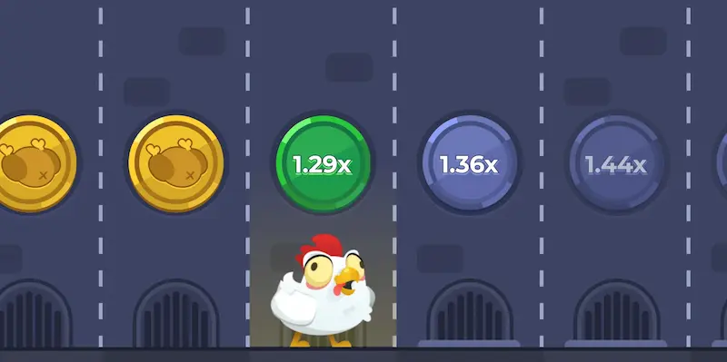 Gameplay di Chicken Road